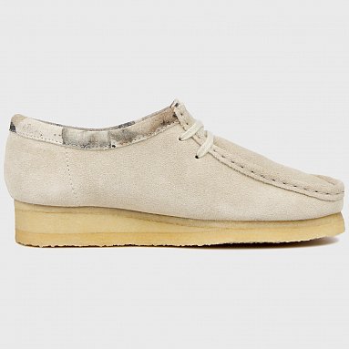 Ботинки Clarks Originals Wallabee Wmns, цвет бежевый, артикул 26150491