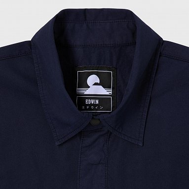 Рубашка Edwin Ability Shirt Ls, цвет синий, артикул I031951.0DM.GD