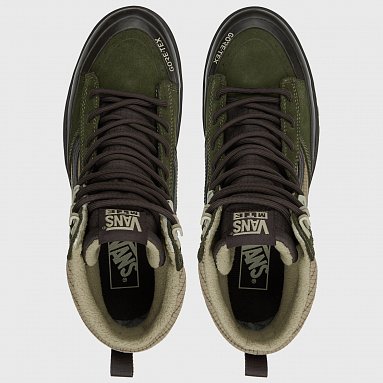 Кеды Vans SK8-Hi Gore-Tex Insulated, цвет зеленый, артикул VN000DARF871