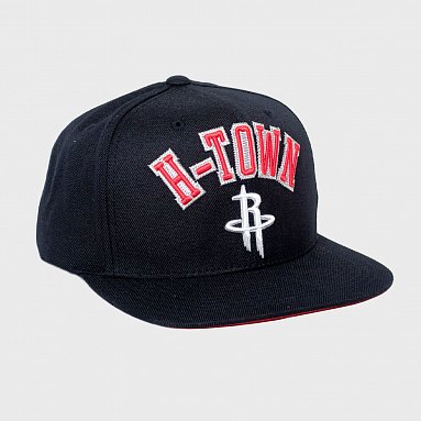 Бейсболка Mitchell & Ness Houston Rockets ZZ Snapback черный, артикул HHSS1100-HROYYPPPBLCK