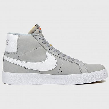 Кроссовки Nike SB Zoom Blazer Mid, цвет серый, артикул DV5467-001