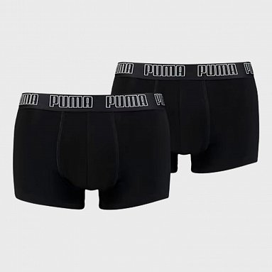 Комплект мужских трусов Puma Basic Trunk 2-Pack черный, артикул 935015-01