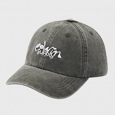 Бейсболка Edwin Soft Washed 6 Panel Cap серый, артикул I036545.89.06