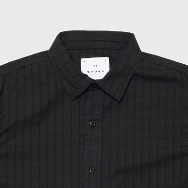 Рубашка Edwin Sebastian Shirt Ls, цвет черный, артикул I036471.89.GD
