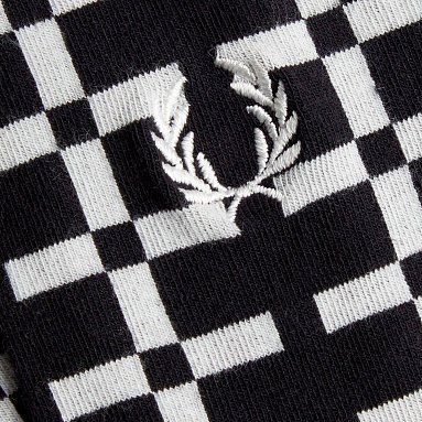 Носки Fred Perry Geo Jacquard Sock, цвет черный, артикул C9147-102