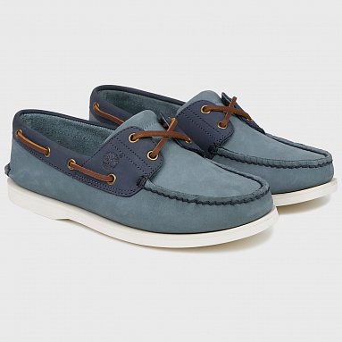 Мокасины Timberland 2 Eye Classic Boat, цвет синий, артикул TB0A2PB8ES21
