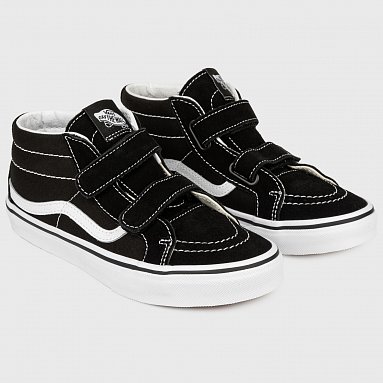 Кеды Vans Youth Sk-8 Mid Reissue V , цвет черный, артикул VN0A4UI56BT1
