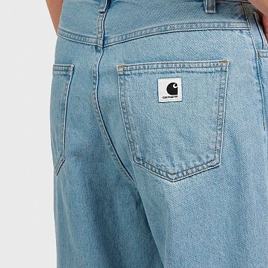 Женские джинсы Carhartt Wip W Brandon Pant, цвет голубой, артикул I035892.01.WU