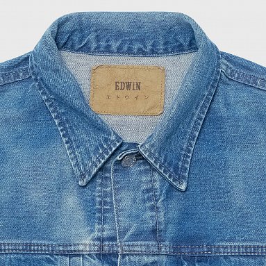 Джинсовая Куртка Edwin Denim Jacket, цвет голубой, артикул I036717.01.7W