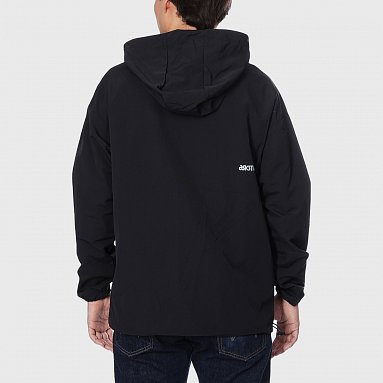 Куртка Анорак Asics Tiger Wind Breaker Jkt, цвет черный, артикул 2191A110-001
