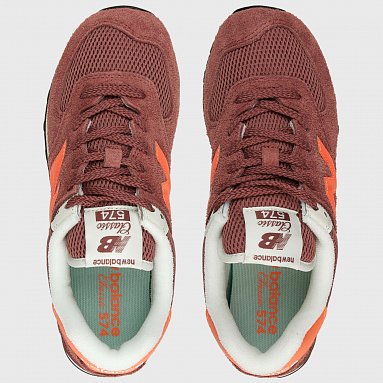 Кроссовки New Balance 574, цвет красный, артикул U5747FE/D
