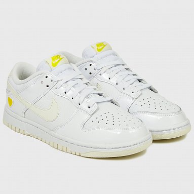Кроссовки Nike Dunk Low Valentine's Day Yellow Heart W, цвет белый, артикул FD0803-100