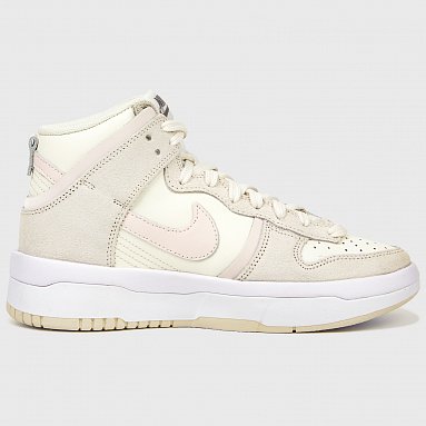 Кроссовки Nike Dunk High Up W, цвет бежевый, артикул DH3718-108
