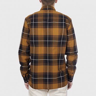 Рубашка Fred Perry Tonal Tartan Shirt, цвет желтый, артикул M6573-644