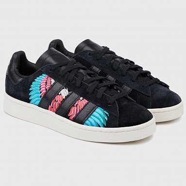 Кроссовки adidas Originals Campus 00s Nottinghill Carnival, цвет черный, артикул HQ6639