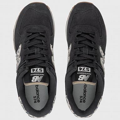Кроссовки New Balance 574 , цвет черный, артикул WL574XE2