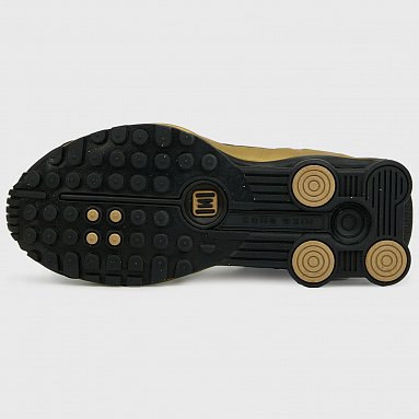 Кроссовки Nike Shox R4 W, цвет желтые, артикул AR3565-005