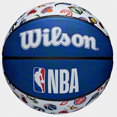 Мяч Баскетбольный Wilson NBA All Team, цвет белый, артикул WTB1301XBNBA
