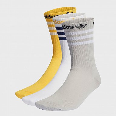 Носки Adidas Originals Solid Crew Sock 3 Pairs мультиколор, артикул IJ0729