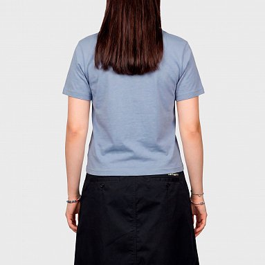 Футболка Carhartt Wip W S/S Luca T-Shirt, цвет синий, артикул I036365.3HX.XX