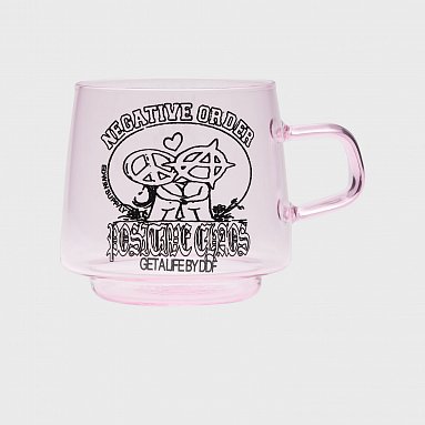 Кружка Edwin Glass Coffee Cup розовый, артикул I035940.5R.K2