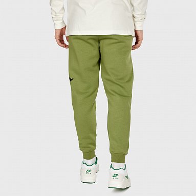 Брюки Jordan Essentials Fleece Baseline Trousers, цвет оливковый, артикул FD7345-340